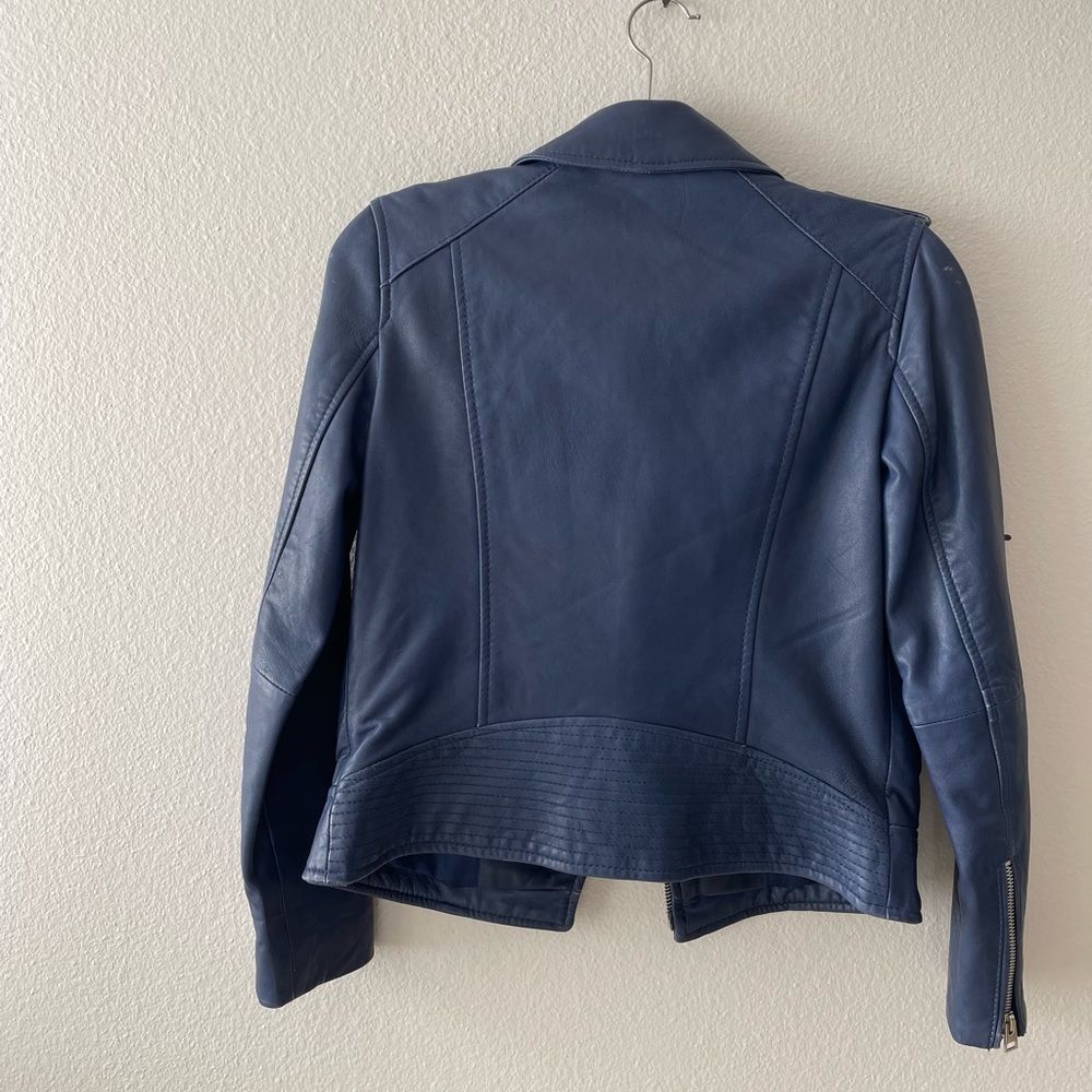 Mango leather jacket - Picture 2 of 7